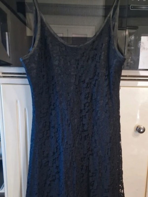 Lace blouse black size M like new
