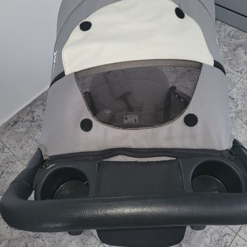 Joie Baby Stroller used with cup holders and waterproof hood