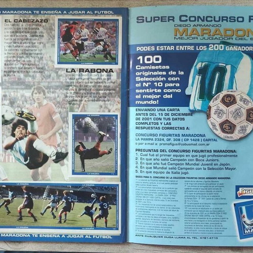 Diego Armando Maradona album like new, limited edition