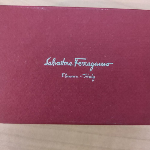 Vintage Salvatore Ferragamo phone case like new, black leather