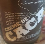 Βιντάζ μπουκάλι λικέρ Annie Saral Crème de Cacao