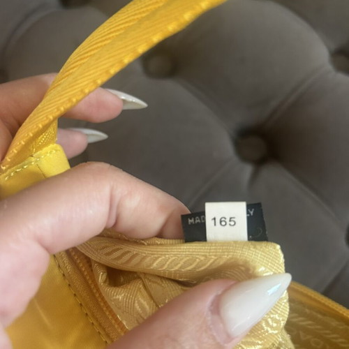 Prada Re Edition bag, yellow, rare colour, authentic