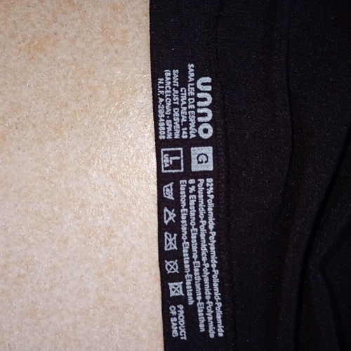 Unno women's polyester tank tops ×2, black, medium and large