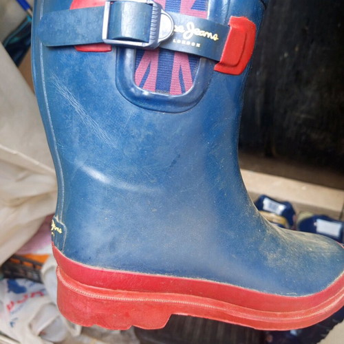 Children's boots used, size 37, blue