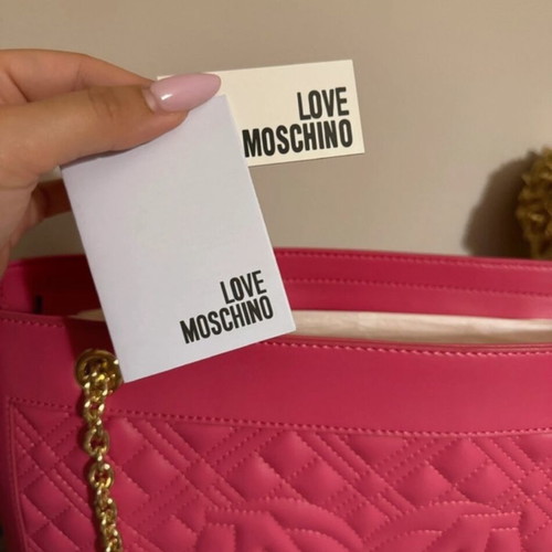Love Moschino shoulder bag unused, pink