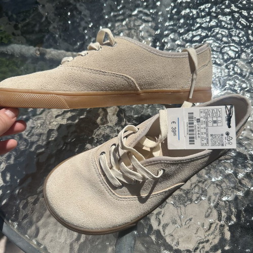 Zara beige boots size 36 new