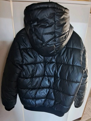 Benetton puffer jacket XXL like new, black