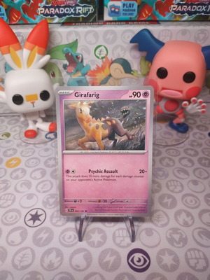 Pokemon Card Girafarig TEF 066 like new