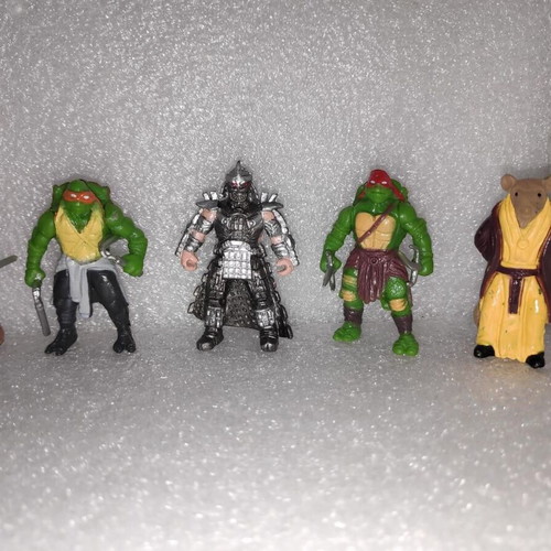 TMNT Master Splinter & Shredder collectible figure set like new