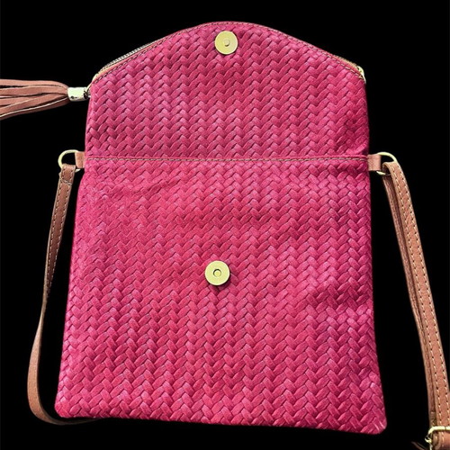 Crossbody bag fuchsia like new