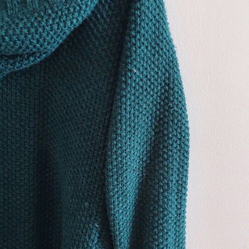 H&M wool cardigan like new, blue, small-medium