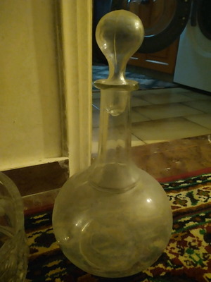 Glass carafe/pitcher used, very good condition