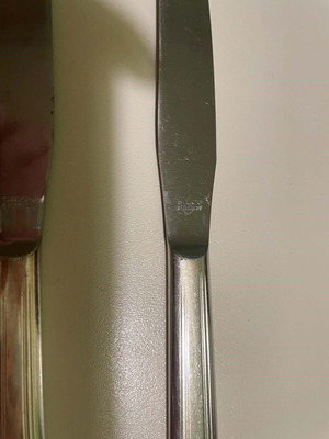 Silco Stainless silver-plated knife set used