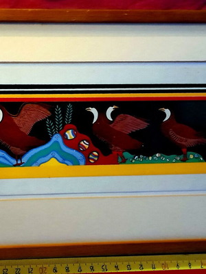 Minoan Wall Painting Perdikes Knossos Vintage framed print