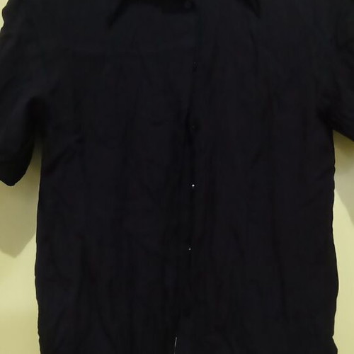 Black shirt like new with nice collarless design, XS