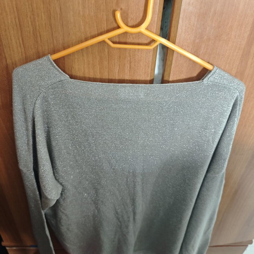 Women's blouse size L like new, gray