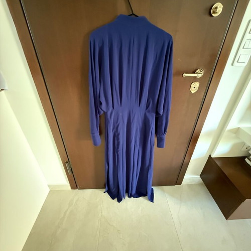 Victoria Beckham dress size 40 like new, dark blue, winter collection