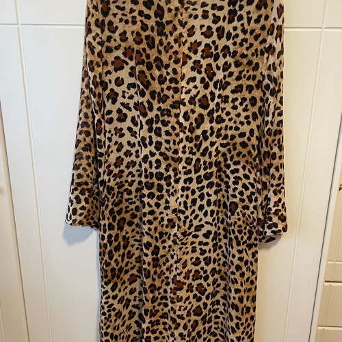 Lepopard dress Zara like new, size XL, black and brown