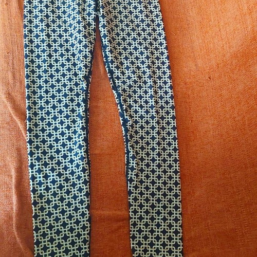 H&M Leggings Pants with Beautiful Print, Like New, Size S