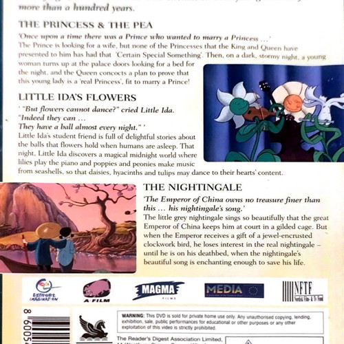 The Animated Tales of Hans Christian Andersen DVD καινούργιο, κινούμενα σχέδια