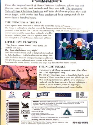 The Animated Tales of Hans Christian Andersen DVD καινούργιο, κινούμενα σχέδια