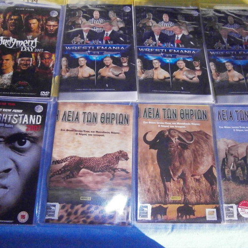 Documentary DVDs used, set of 8 with subtitles
