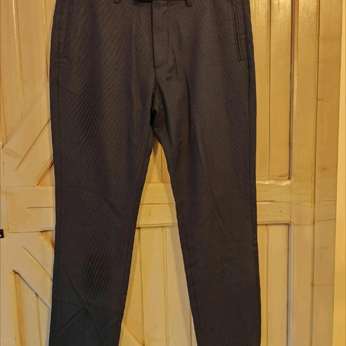 H&M fabric pants dark blue like new size S