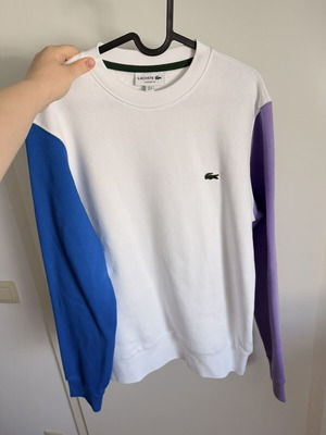 Lacoste tricolor sweatshirt small new