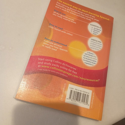 Collins Easy Learning Spanish Words book