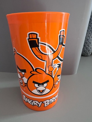 Tupperware Angry Birds kids cup new, orange 330ml