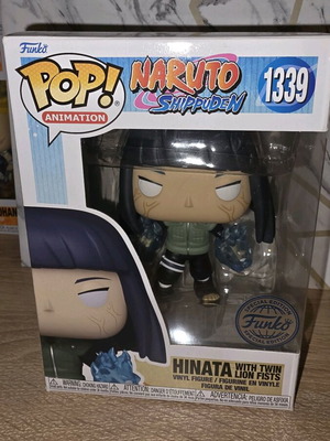 Funko Pop Naruto Hinata with Twin Lion Fists 1339 like new, special edition