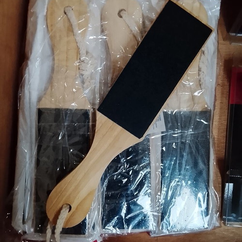 Double-sided wooden foot rasps new