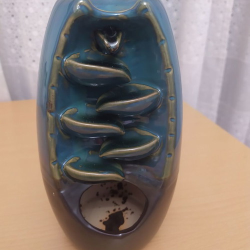 Ceramic incense waterfall decoration like new