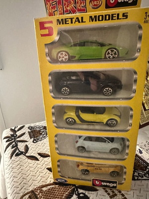 Bburago Street Fire set of 5 model cars new