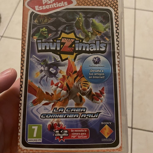 Invizimals PSP game used with case and manual