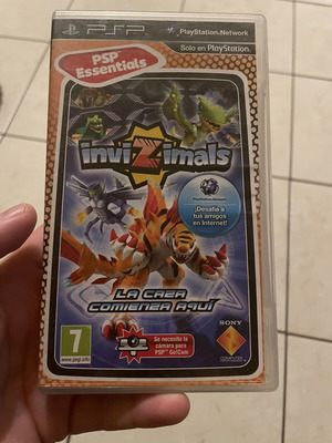 Invizimals PSP game used with case and manual