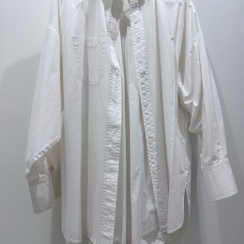 Stradivarius long shirt XS like new, poplin, white