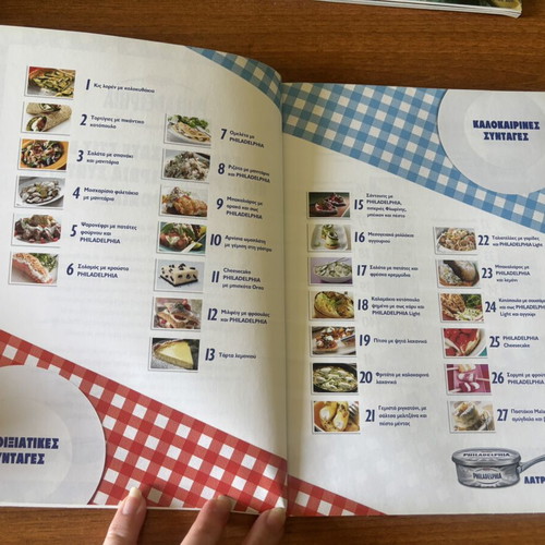 Philadelphia Cookbook like new, 52 simple and tasty recipes