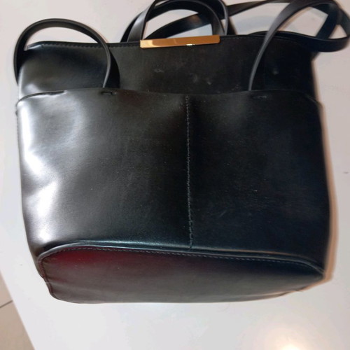 Zara leather bag new and unused, black