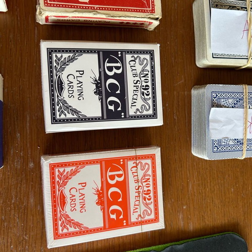 Playing cards 9 packs used with missing cards