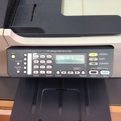HP Officejet 5610 all-in-one used printer scanner fax