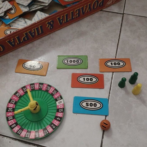 Roulette & Parta Ola board game used, 90s classic