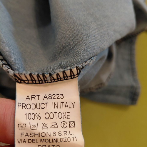 Lumina blouse shirt style XL used, soft denim cotton