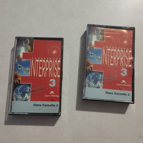 Enterprise 3 Pre-Intermediate Test Books and Audio Cassettes set like new