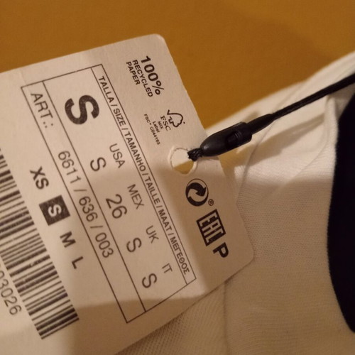 Stradivarius T-shirt S oversized white with colorful design and sequins new