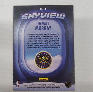 2023-24 Panini-NBA Hoops Basketball Jamal Murray Skyview #4