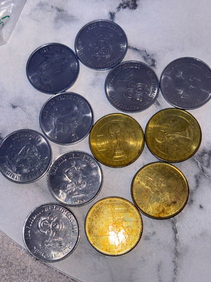 FIFA World Cup 2006 collector coin set like new, 12 pcs
