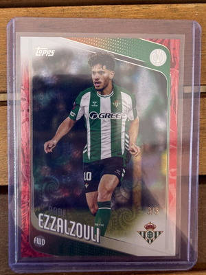 Topps UCC 2025-2026 Abde Ezzalzouli 3/5 Real Betis card