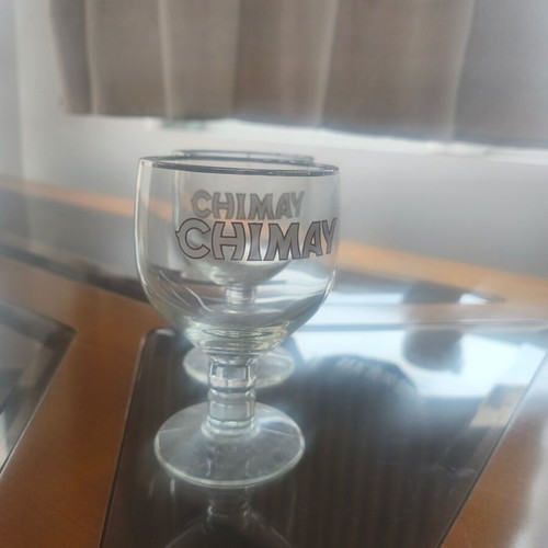 Chimay Beer Glasses like new, set of 2