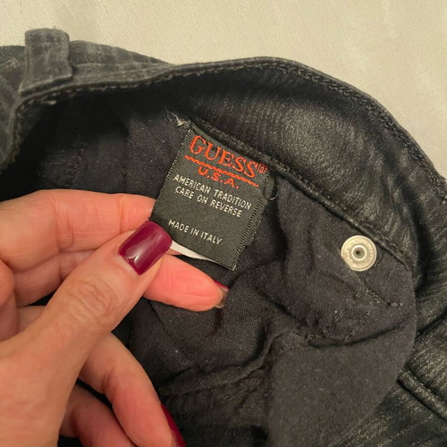 Guess Y2K women's pants used, low-rise, black